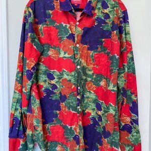 Vintage floral Supreme casual button down